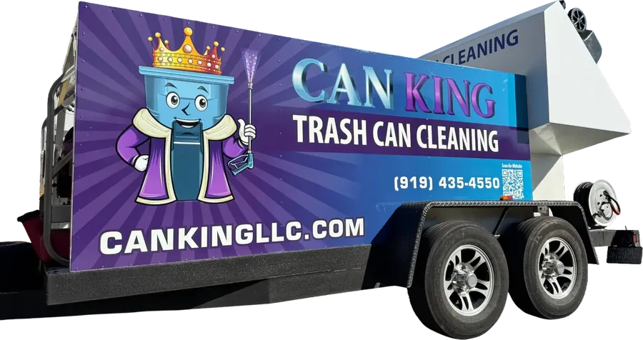 Can King trash can cleaning trailer